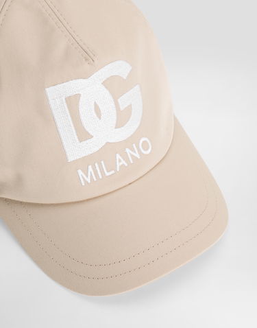 Kasket Dolce & Gabbana Dolce & Gabbana Gabardine Baseball Cap with DG Logo Beige | LB4H80G7O2WM0131, 2