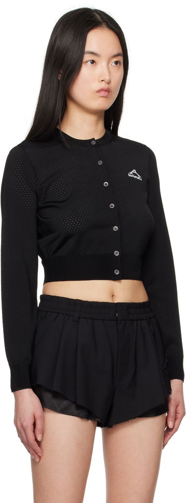 Sweater Alexander Wang alexanderwang.t Cropped Athletic Mesh Cardigan Lyserød | 4KC2253016, 4