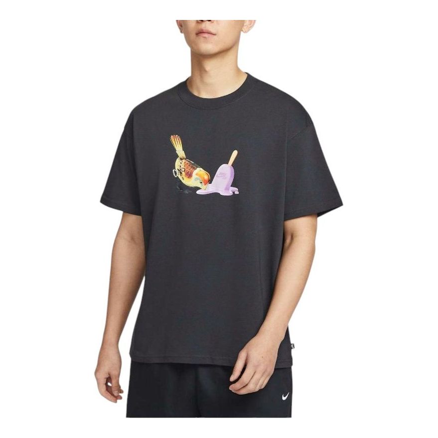 T-shirt Nike SB SB Bird And Popsicle Graphic T-Shirt Sort | HJ0819-045, 0