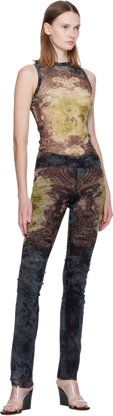 Tanktop Jean Paul Gaultier 'The Médaillon' Baroque Mesh Tank Top Flerfarvet | 25/04-W-TO304-M006P-005740, 3