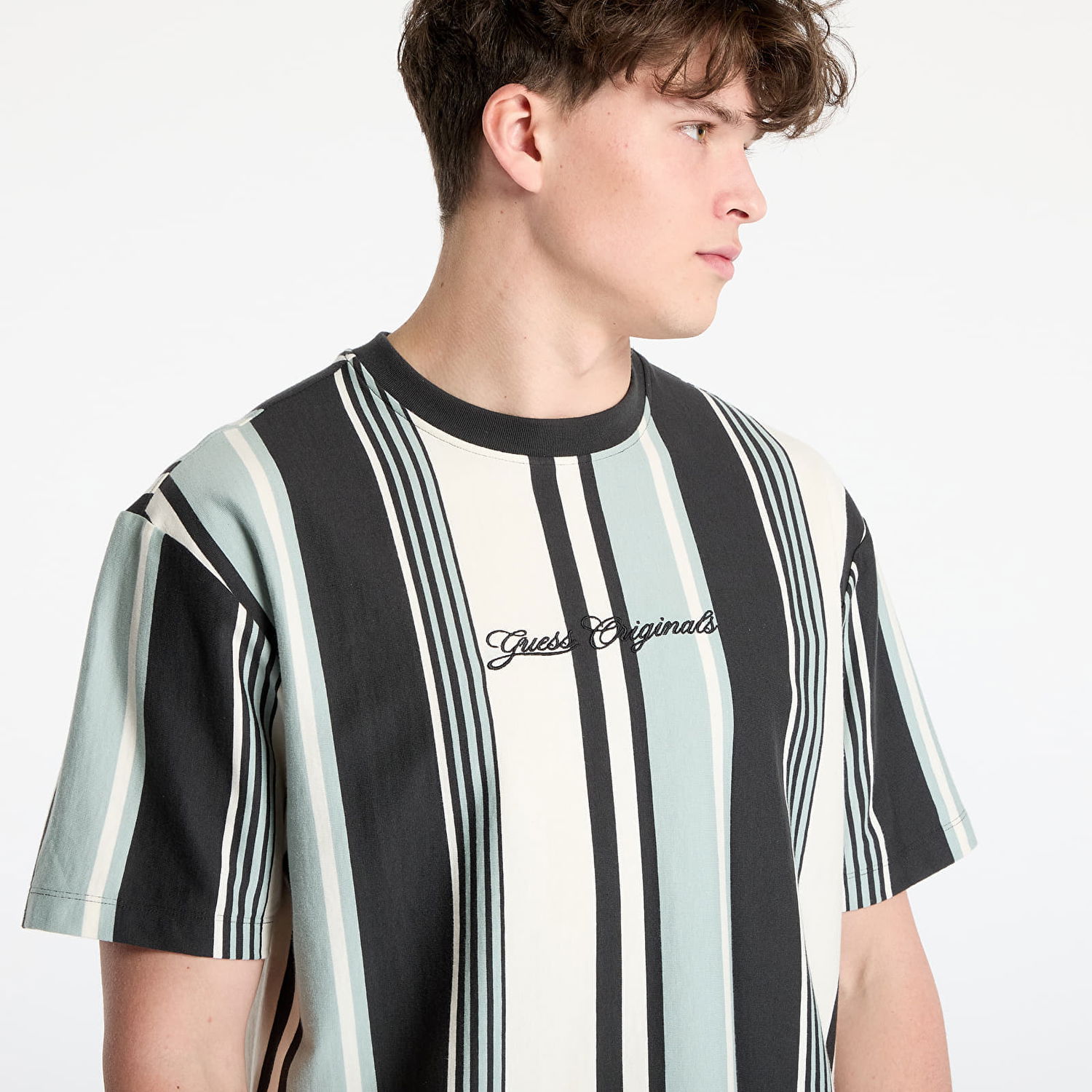 T-shirt GUESS GUESS Originals Stripe Tee Flerfarvet | M5GI59K8FQ4-S94B, 1