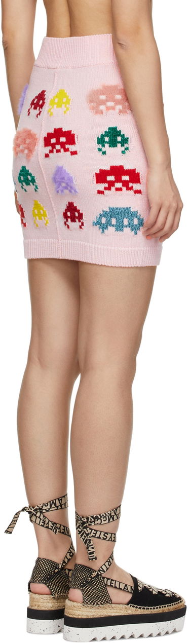 Nederdel Stella McCartney Stella McCartney Gamer Knit Mini Skirt Lyserød | 6042883S2328, 2