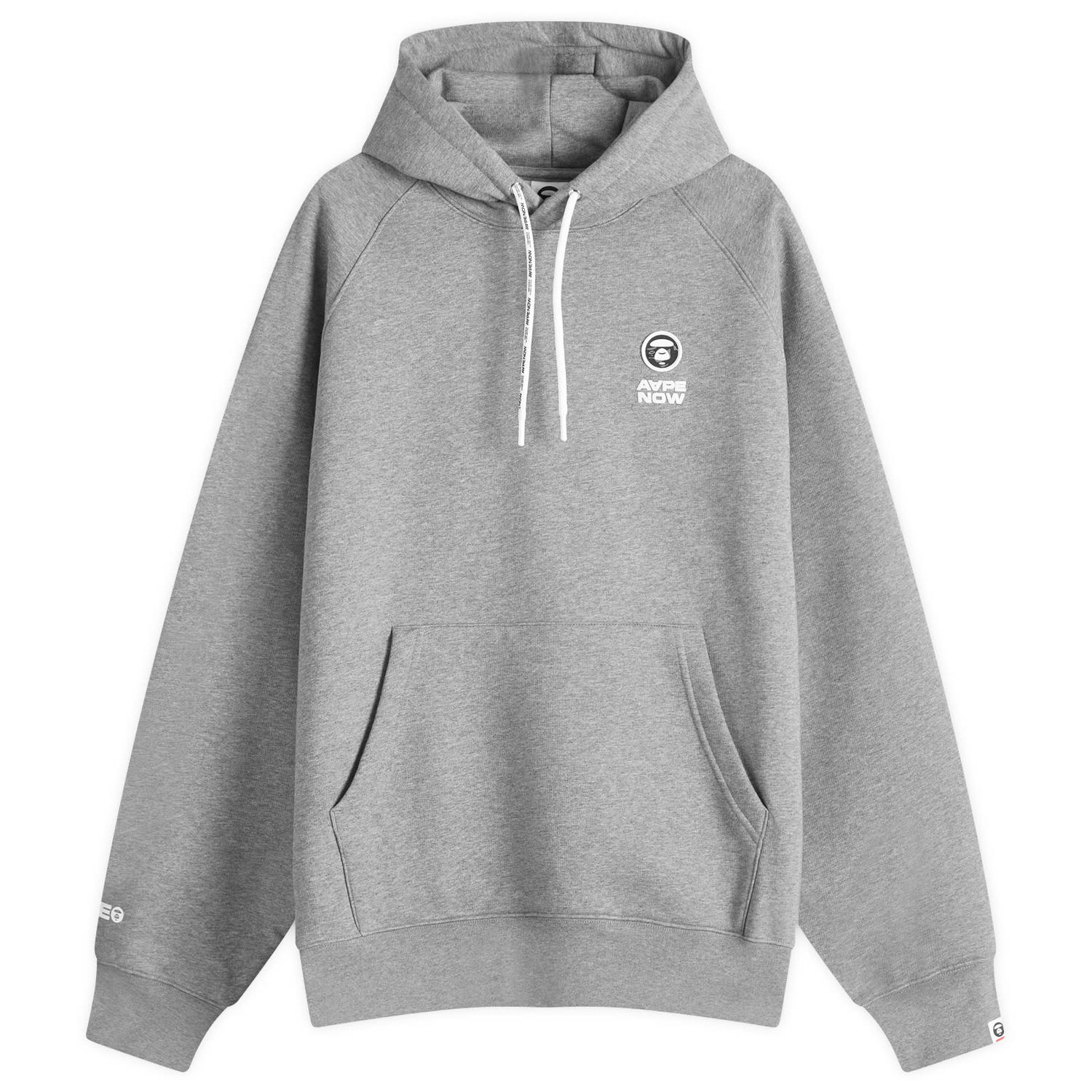 Sweatshirt AAPE by A Bathing Ape AAPE Now Camo Badge Hoody Grå | AAPSWMB324XANGY2, 0