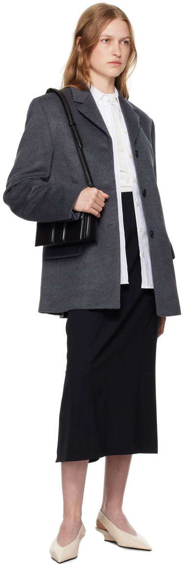 Jakke TOTEME Straight Wool Blazer Grå | 244-WRZ0045-FB0283, 4