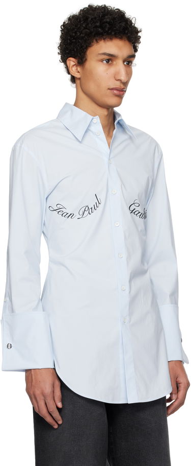 Skjorte Jean Paul Gaultier Jean Paul Gaultier Print Shirt Blå | 25/33-F-CH088I-C071-52, 4