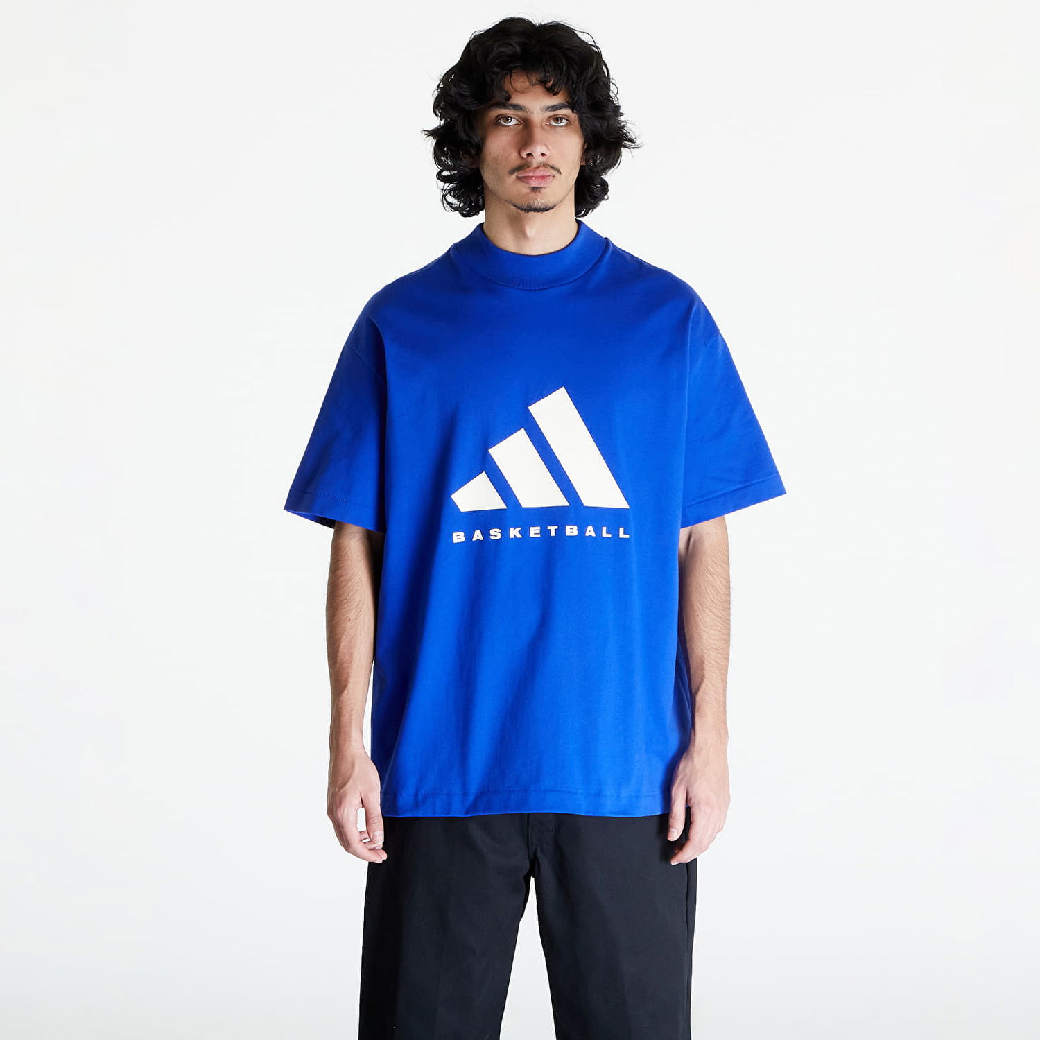 T-shirt adidas Performance adidas Basketball Tee UNISEX Mørkeblå | IX1967, 0