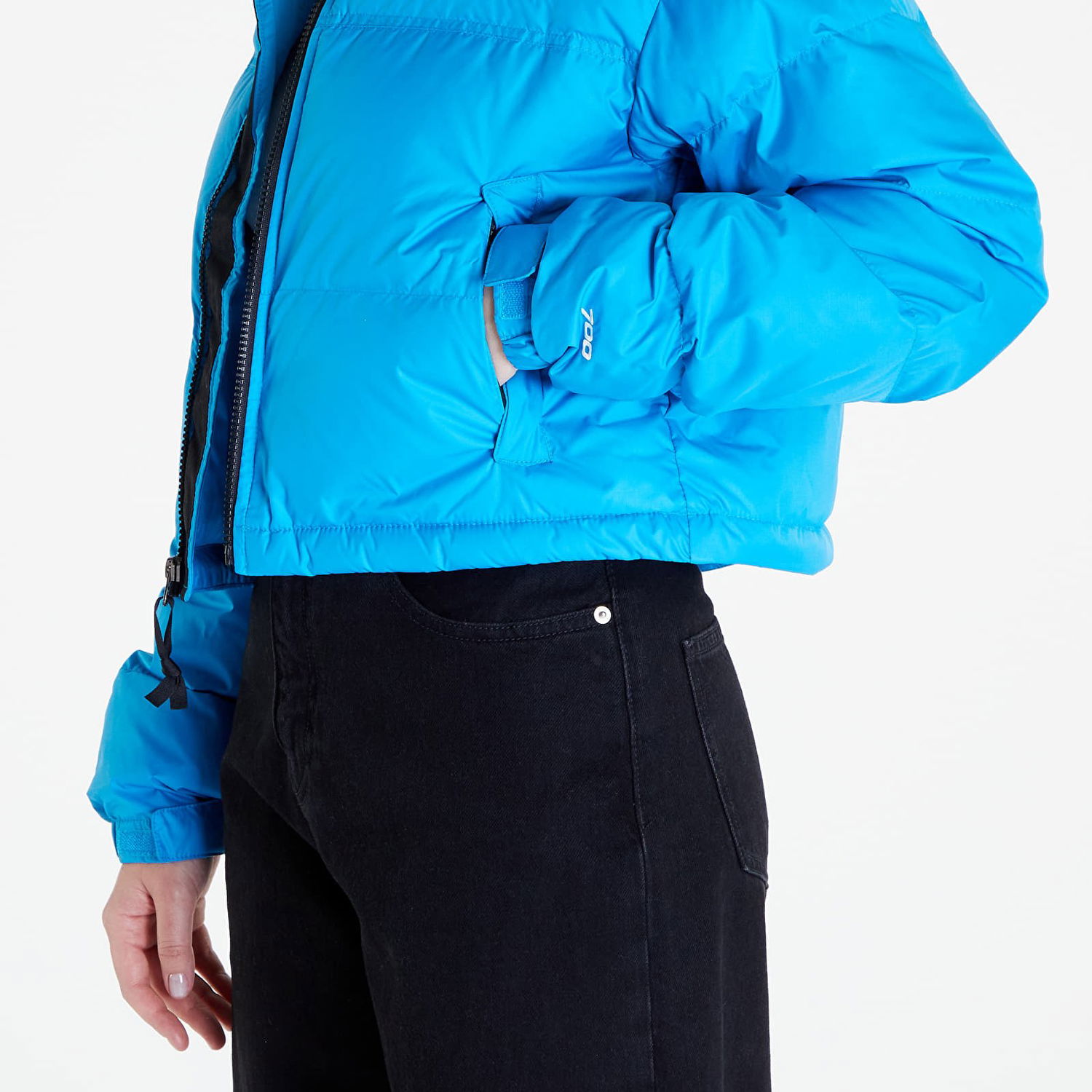 Puffer jakke The North Face Nuptse Short Jacket Blå | NF0A5GGEJA71, 1