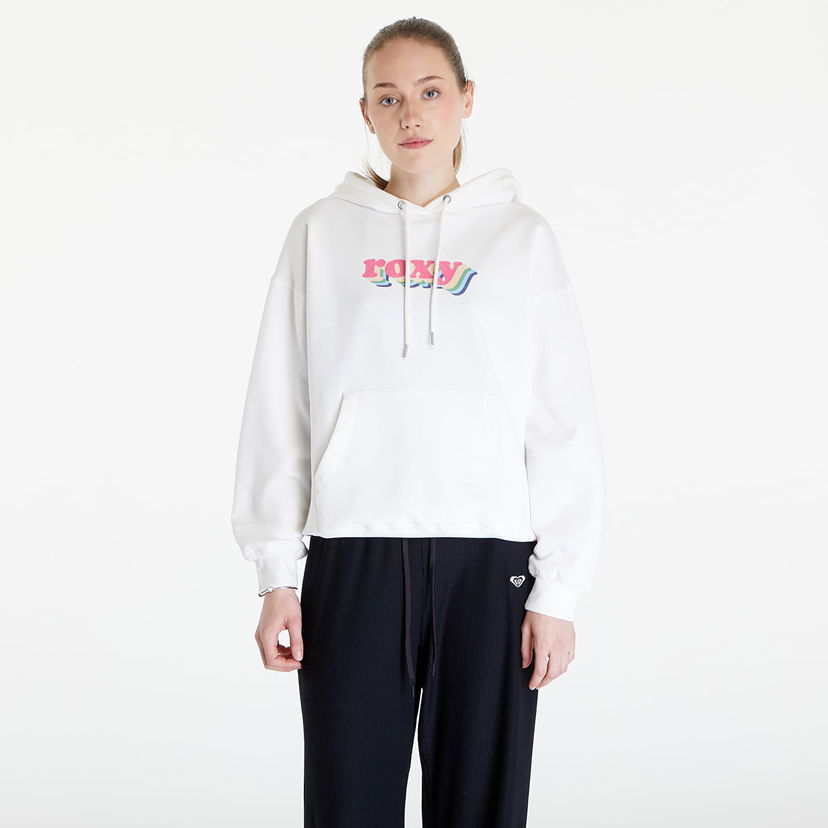 Sweatshirt Roxy Thats Rad White Hvid | ERJFT04803-WBK0