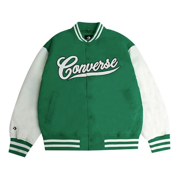 Bomberjakke Converse Varsity Jacket Grøn | 10026912-A03, 0