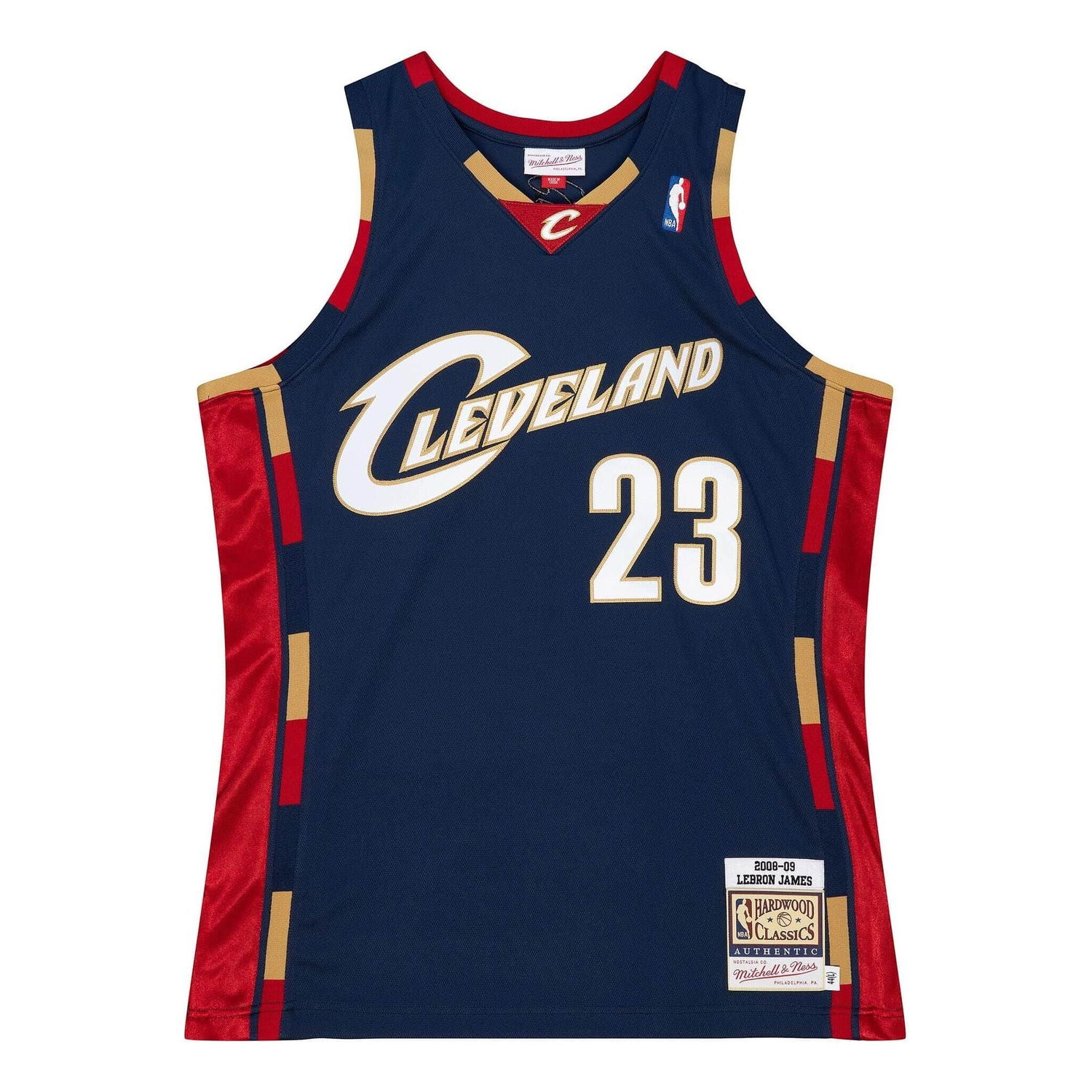 Jersey Mitchell & Ness NBA Cavaliers 2008-09 Lebron James 23 Jersey Mørkeblå | AJY4CP19126-CCANAVY08LJA, 0