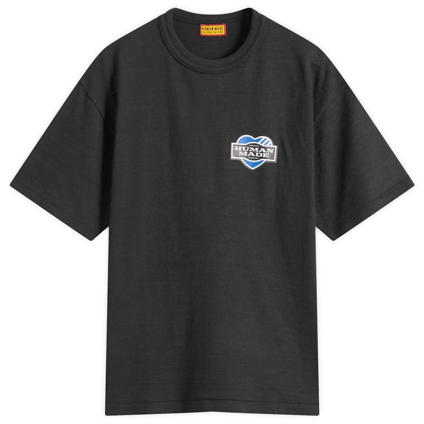 T-shirt Human Made Human Made Heart Stamp T-Shirt, Size Large Sort | HM30TE012-BLK