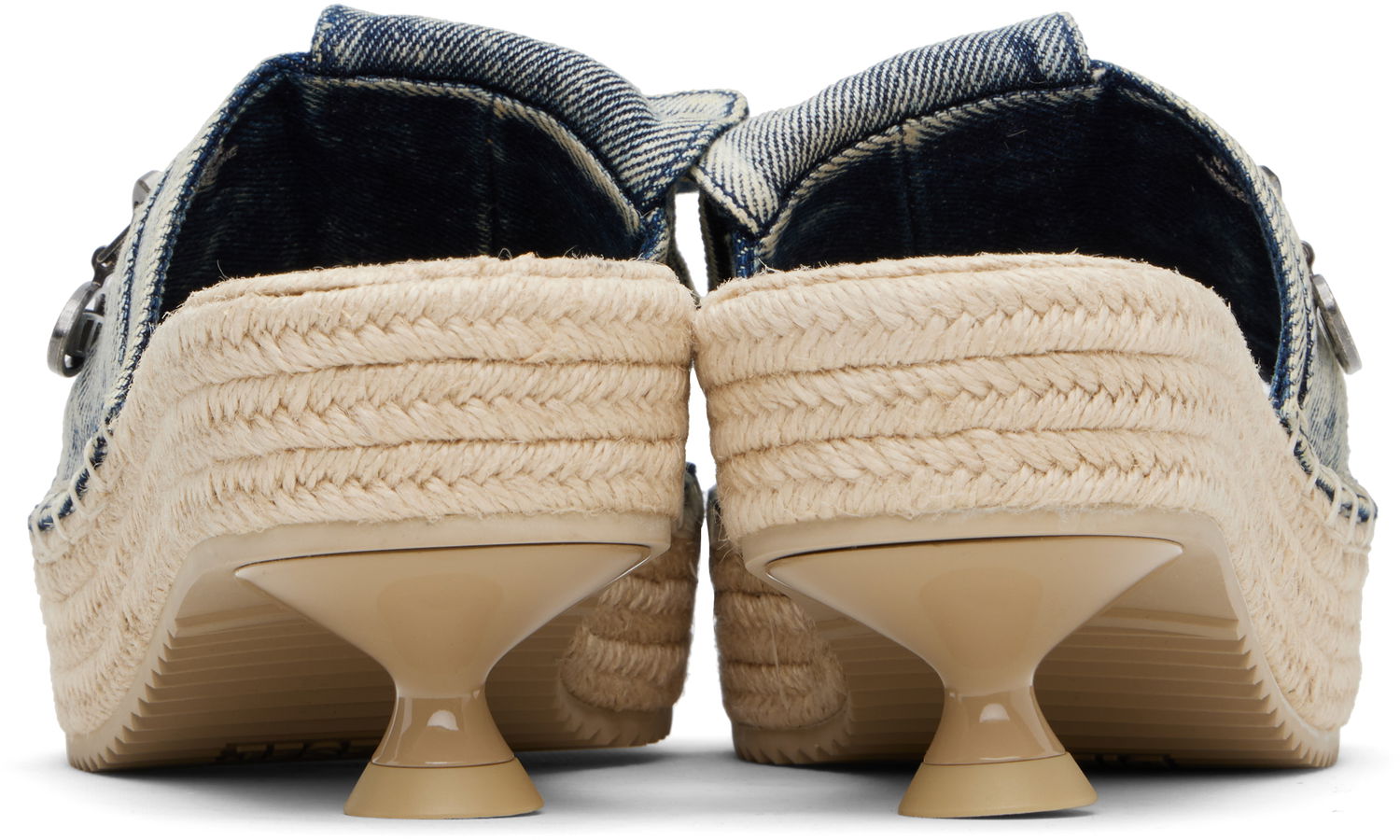 Kjole Diesel Diesel D-Ibiza Heeled Sandals Blå | Y03568 P8100, 1