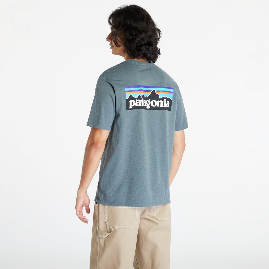 T-shirt Patagonia M's P-6 Logo Responsibili Grå | 38504 NUVG, 1