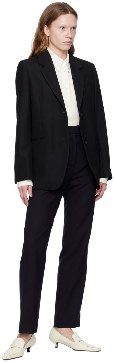 Jakke TOTEME Tailored Single-Breasted Blazer Sort | 233-3014-246, 3
