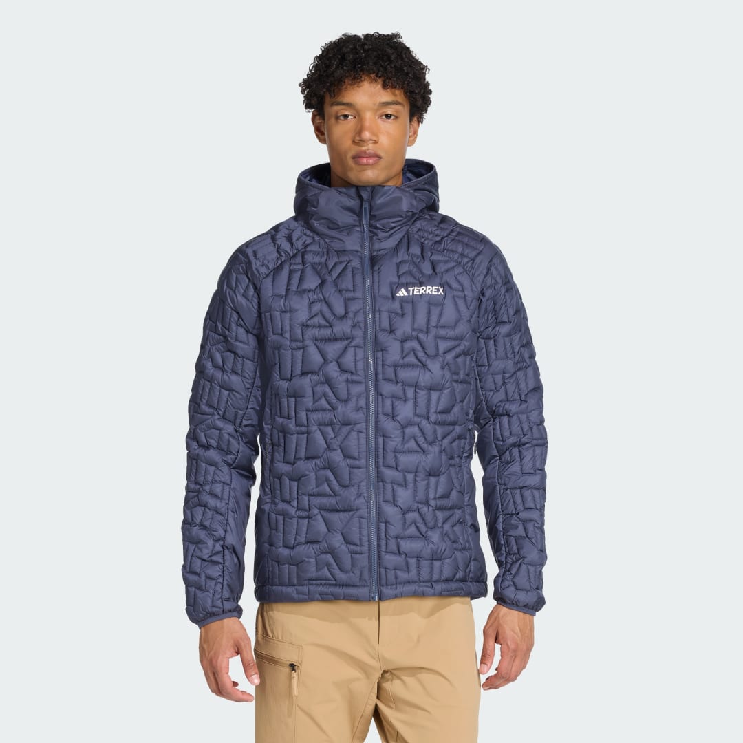 Jakke adidas Performance Terrex Xperior PrimaLoft Loose Fill Insulated Hooded Jacket Blå | JL9827, 0