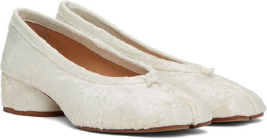 Sneakers og sko Maison Margiela Maison Margiela Tabi Ballerina Heels Hvid | S58WZ0128 P8159, 3