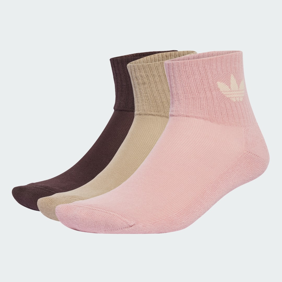 Sokker adidas Performance Mid-Cut Crew Socks - 3 Pairs Lyserød | JV8596, 0