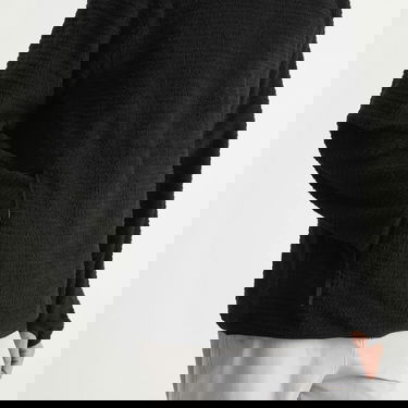 Sweatshirt Snow Peak Thermo Control Fleece Crewneck Pullover with Zippered Pockets Sort | SW-25AU0050-BLK, 5