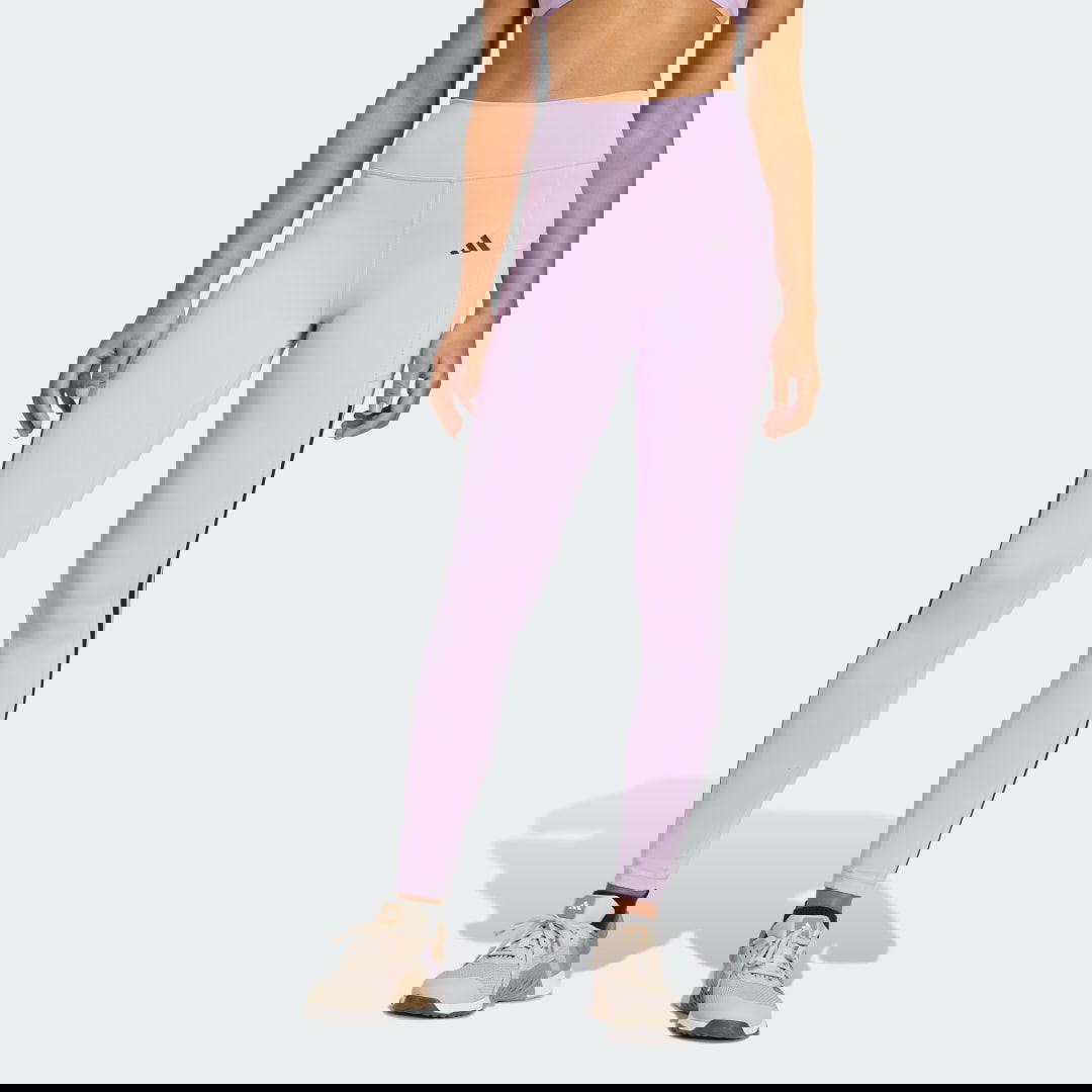 Leggings adidas Performance Optime 3-Stripes Full-Length Leggings Lilla | JX7323, 0