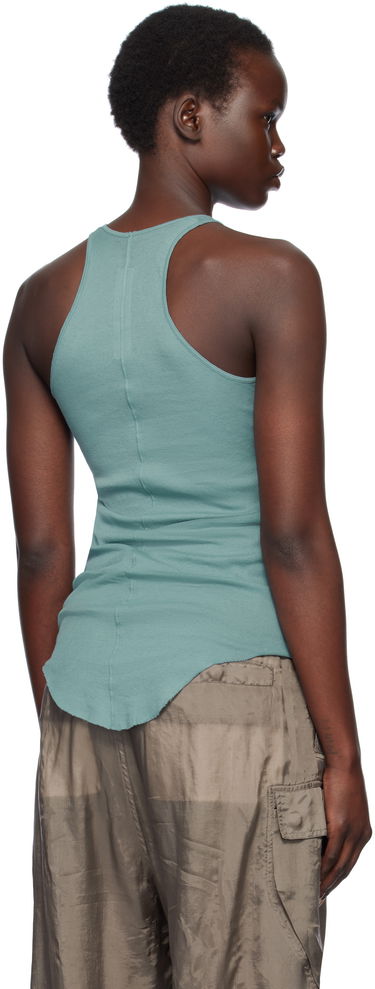 Tanktop Rick Owens Rick Owens Hollywood Basic Rib Tank Top Grøn | RP01E7101 MR, 2