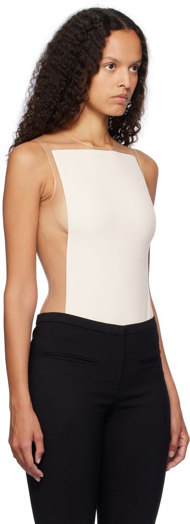 Krop Courrèges Illusion Bodysuit Hvid | 424JBD112PL0159, 1