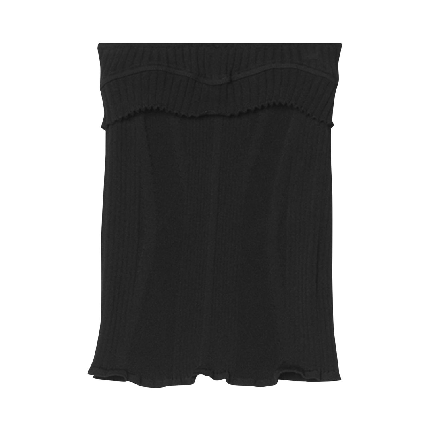 Tanktop Jacquemus La Maille Lucca Tube Top Sort | 223KN038 2173 990, 1