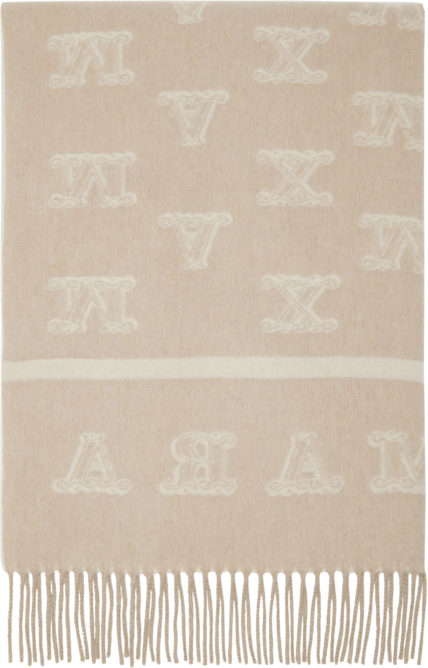 Tørklæde Max Mara Max Mara Wsklause Scarf Beige | 2424546302600 MM02254, 1