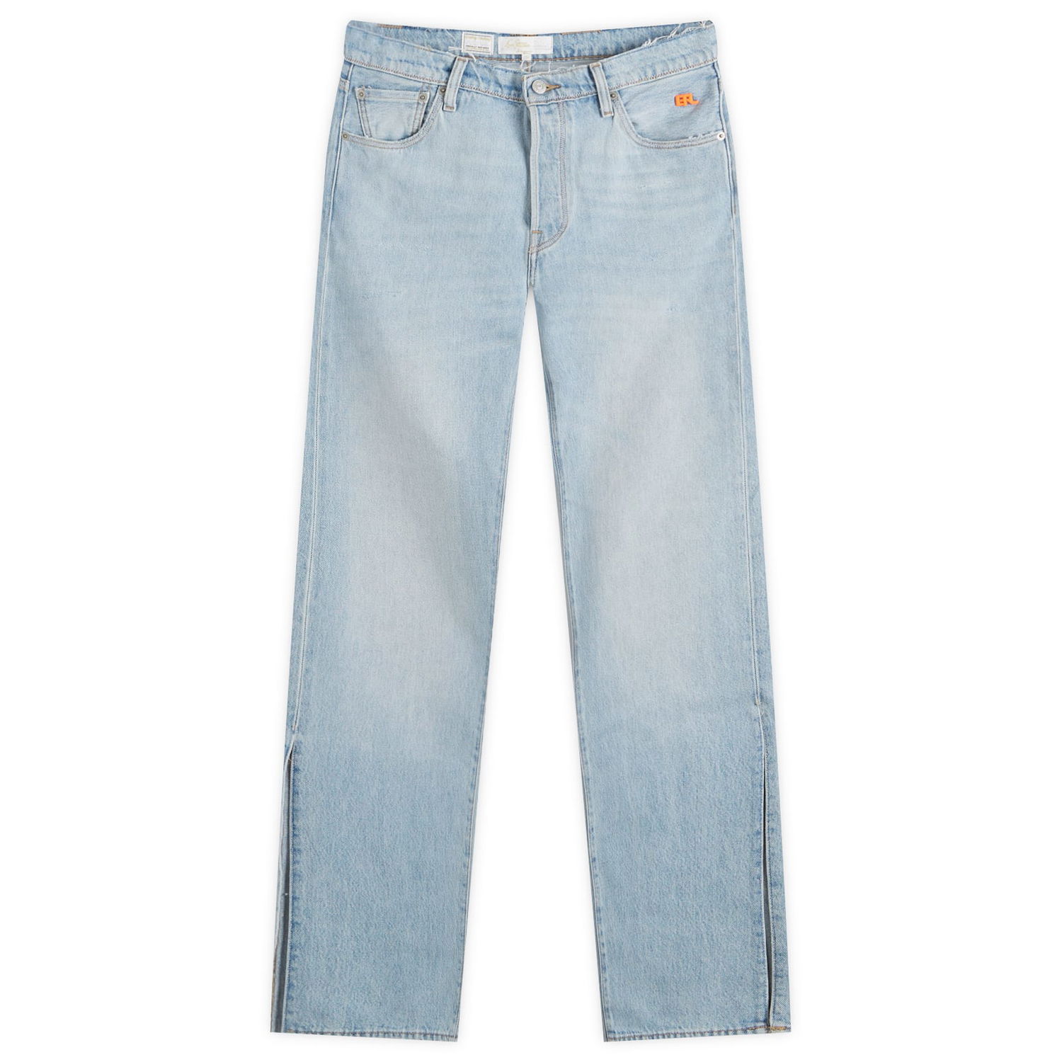 Jeans ERL ERL x Levis 501 Split Hem Denim Jeans Size 34 Blå | ERL07P202-1, 1