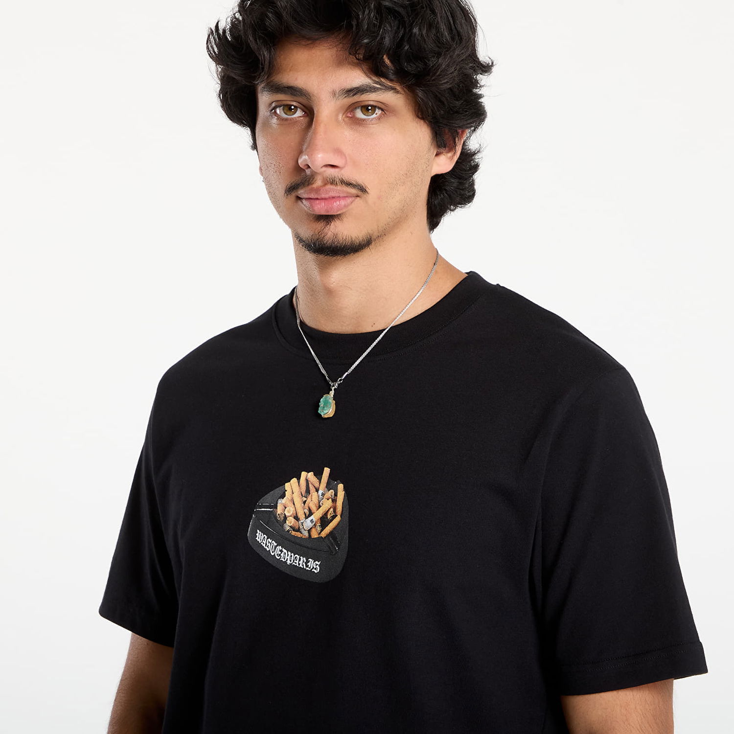 T-shirt Wasted Paris Wasted Paris Ashtray Graphic T-Shirt Sort | WP_000292, 1