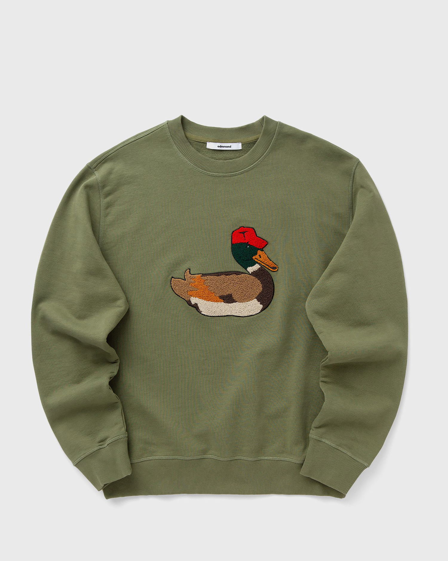 Sweatshirt Edmmond Studios Duck Hunt Sweatshirt Grøn | 325-40-01680, 0