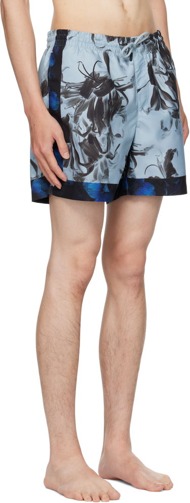 Badetøj Dries Van Noten Dries Van Noten Patterned Swim Shorts Blå | 252-022500-2270, 1