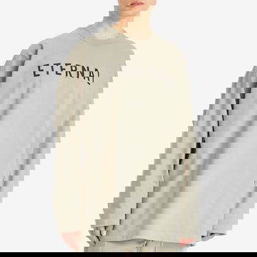 T-shirt Fear of God Fear Of God Eternal Long Sleeve T-Shirt, Size Large Beige | FGE250-5111HWJ-085, 2