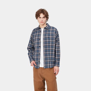 Skjorte Carhartt WIP L/S Yuma Shirt Blå | I031362_1EH_XX, 2