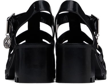Jeans Moschino Moschino Jeans Jelly Heeled Sandals Sort | 3213 3289, 1
