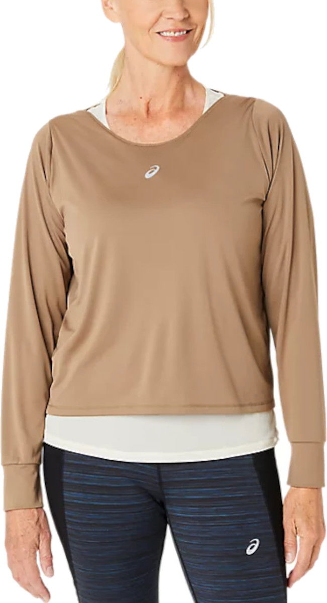 T-shirt Asics NAGINO RUN LS TOP Beige | 2012d085-200