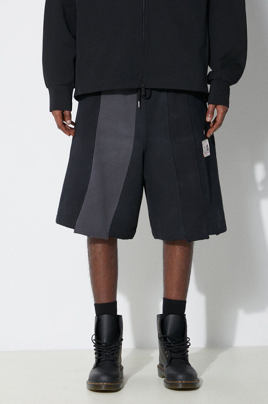 Shorts Maison MIHARA YASUHIRO Maison MIHARA YASUHIRO Vertical Switching Shorts Sort | A12SP563, 0