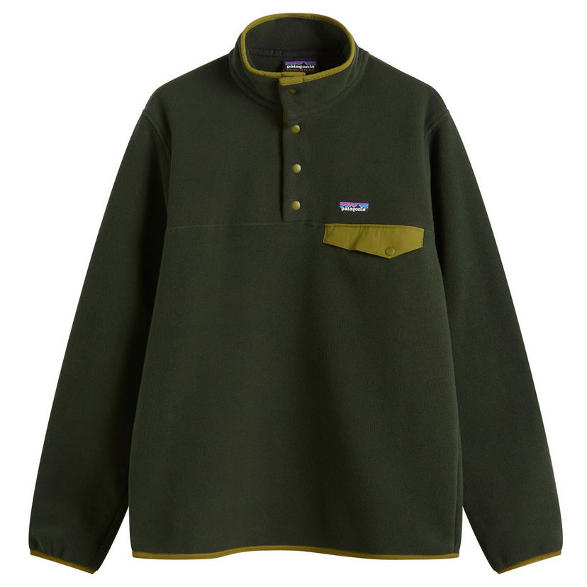 Sweater Patagonia Lightweight Synchilla Snap-T Pullover Grøn | 25551-OLGG