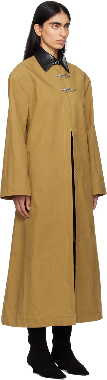 Regnfrakke Nanushka Nanushka Zofia Toggle Coat Gul | NW25RSOW20963, 1