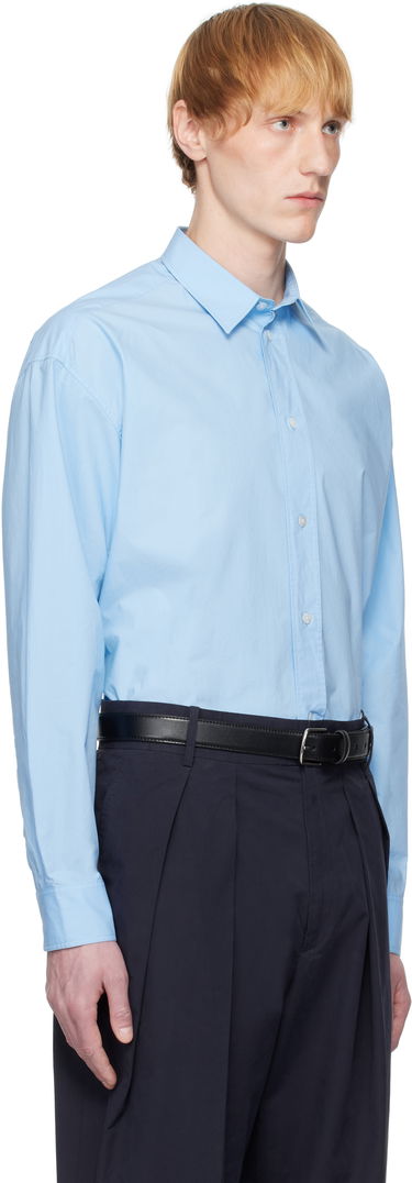 Skjorte The Row The Row Miller Button-Up Shirt Blå | 970-W2567, 1