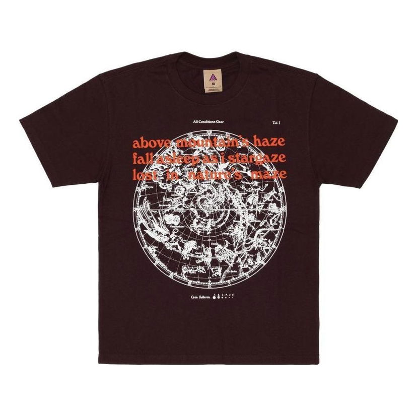 T-shirt Nike ACG ACG Stargaze Graphic T-Shirt Brun | DC4087-643