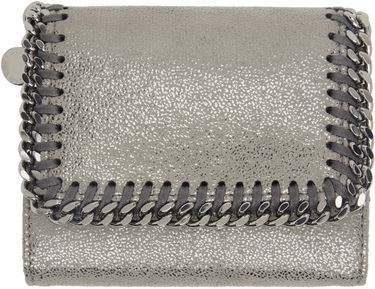 Tegnebog Stella McCartney Stella McCartney Falabella Small Flap Wallet Metalisk | 431000WP0609, 0