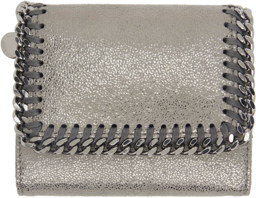Tegnebog Stella McCartney Stella McCartney Falabella Small Flap Wallet Metalisk | 431000WP0609