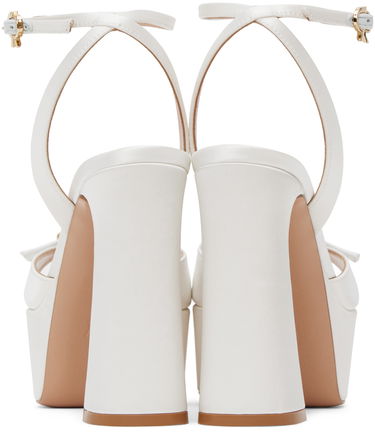 Sneakers og sko Gianvito Rossi Gianvito Rossi Maddy Platform Heeled Sandals Hvid | G32239.70RIC.RAS, 1
