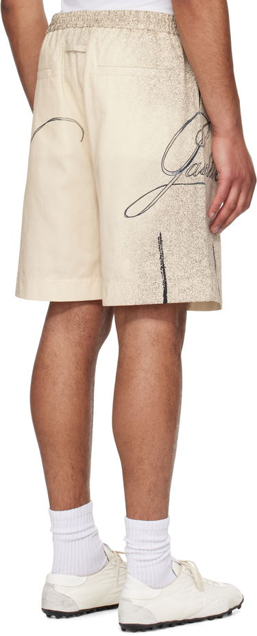 Shorts Jean Paul Gaultier Jean Paul Gaultier 'The Multi-Tattoo' Shorts Beige | 25/34-U-SH042-D503-030030, 2