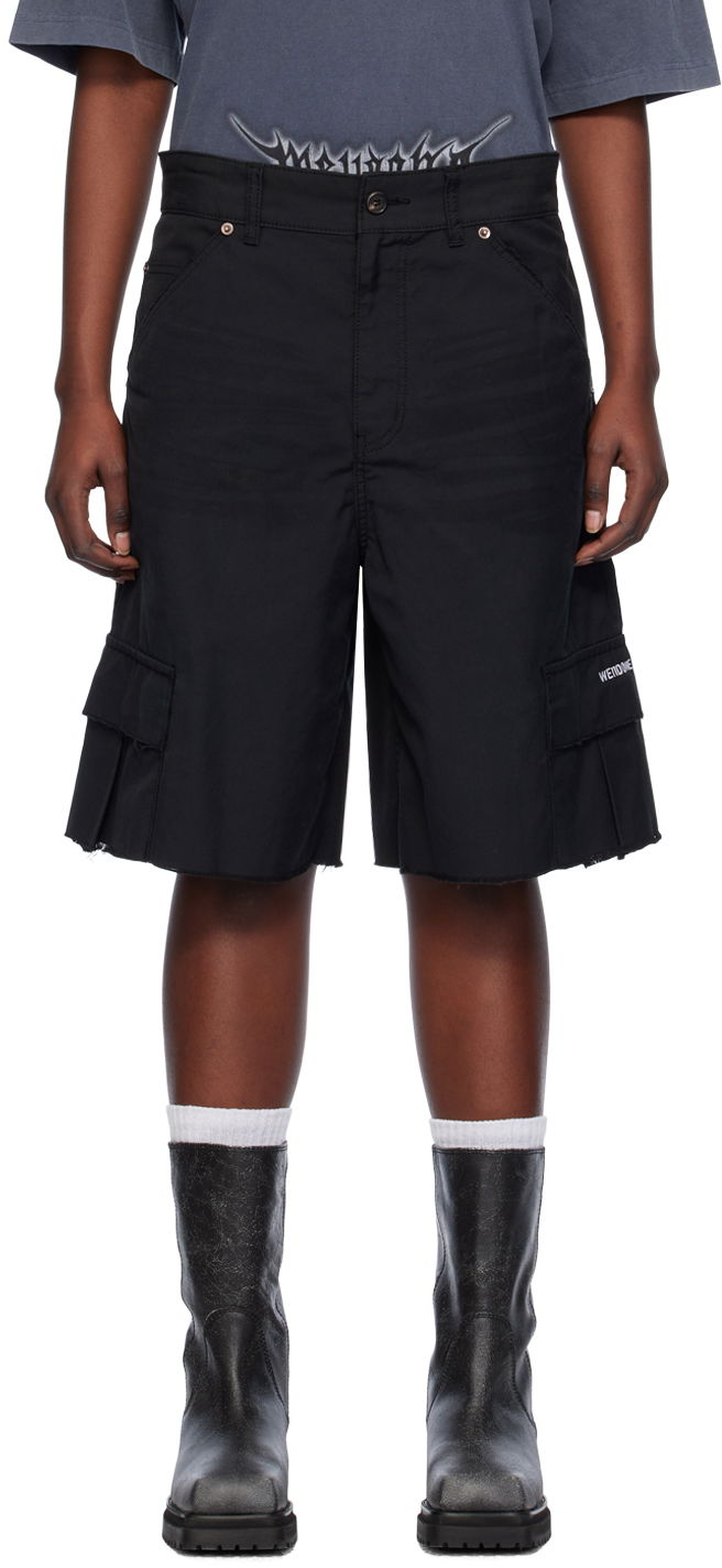 Shorts We11done We11done Cropped Cargo Shorts Sort | WD-DP0-24-344-M-BK