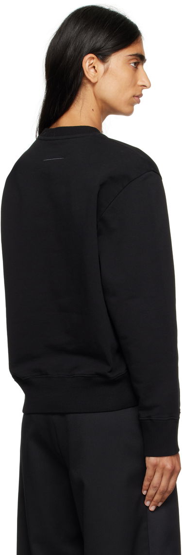 Sweatshirt Maison Margiela MM6 Maison Margiela Logo Patch Sweatshirt Sort | S52GU0247 M25025, 2