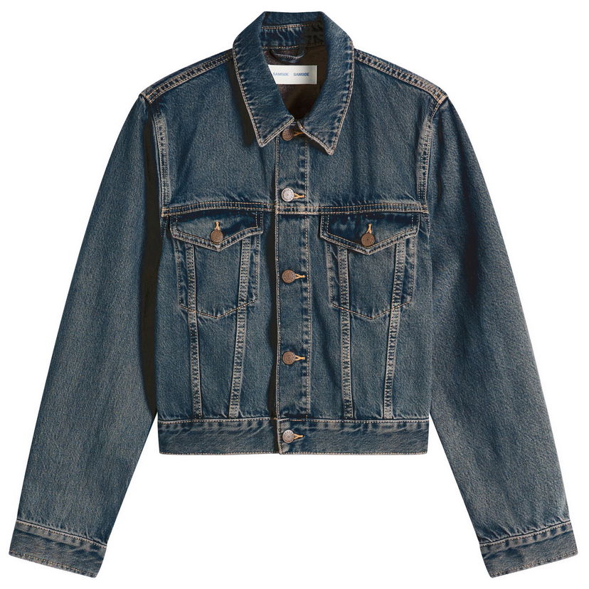 Jakke Samsoe Samsoe Sabeth Denim Jacket Blå | F25300108-CLR002308