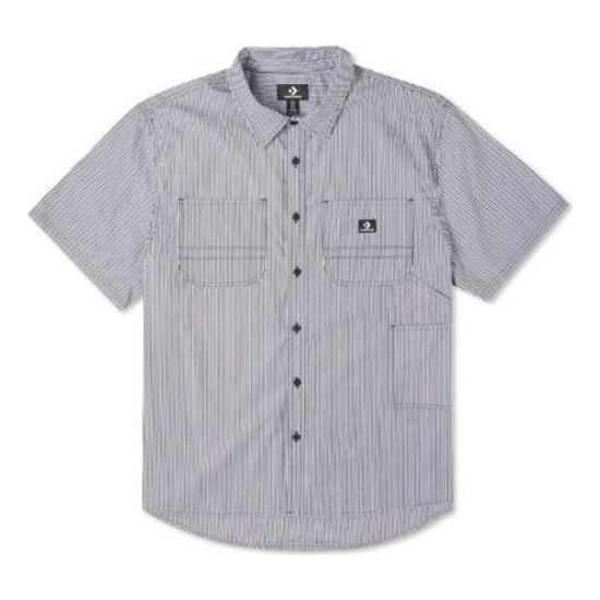 Skjorte Converse Striped Carpenter Button-Down Shirt Blå | 10023411-A01