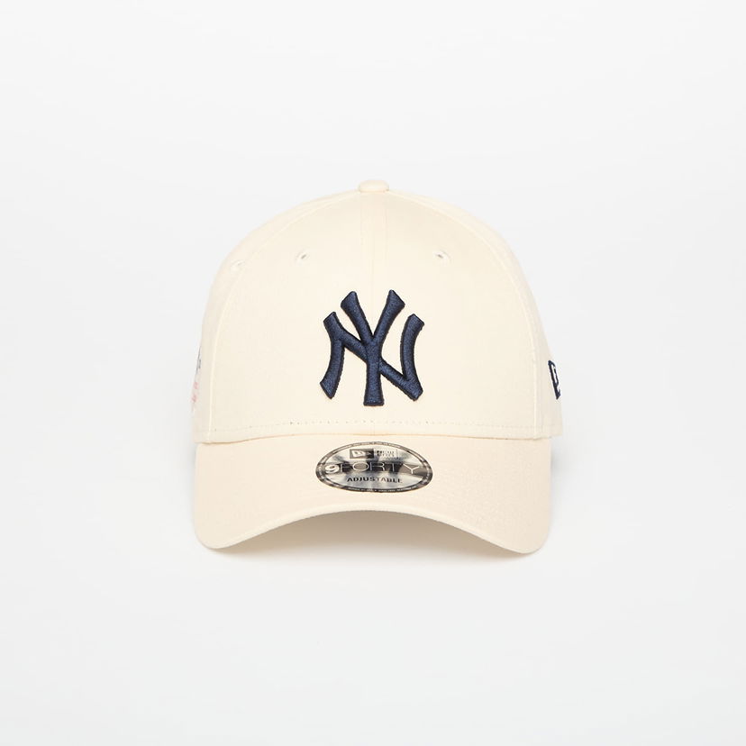 Kasket New Era New Era New York Yankees 9FORTY Side Patch Adjustable Cap Beige | 60691283