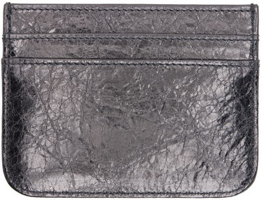 Tegnebog Balenciaga Monaco Metallized Card Holder Sort | 765463 2AAYQ, 1
